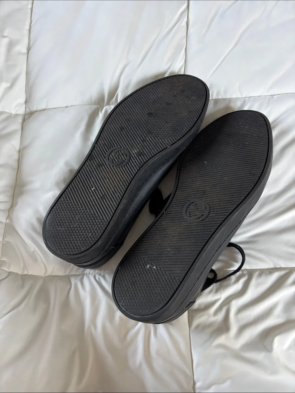 Gucci GG Supreme canvas and leather sneakers